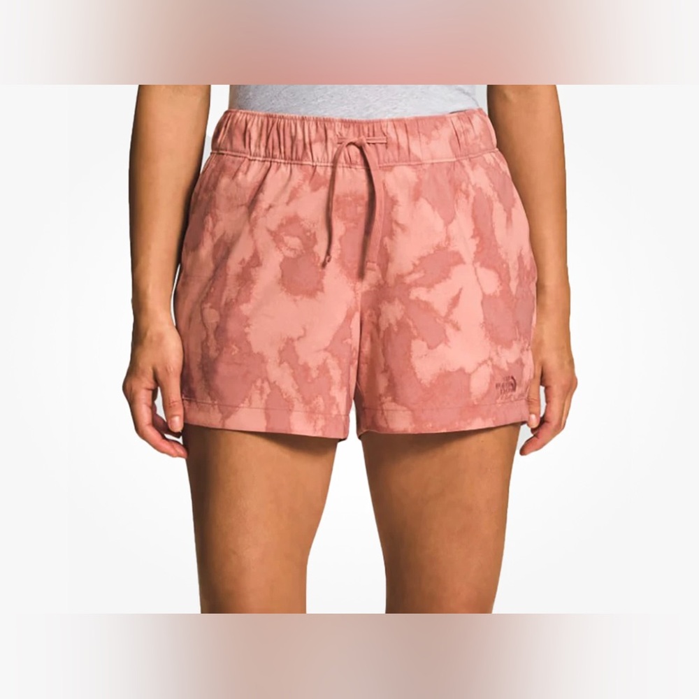 The North Face Womens Printed Class V Athletic 4" Inseam Outdoor Shorts Sz XS